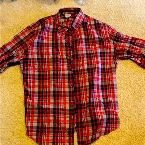Jcrew plaid casual shirt